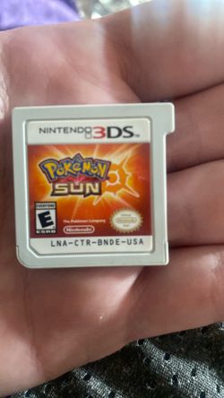 Pokémon sun Nintendo 3ds