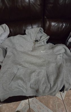 Gray mens hoodie sweater