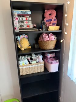 black shelf