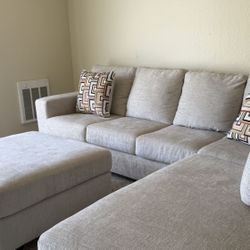 Sectional With Ottoman