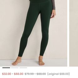 Loft Dark Green Legging Side M