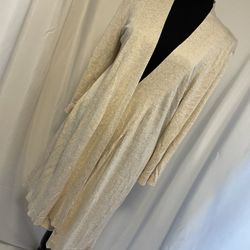 Women’s L/XL Bath And Body Works Cardigan Duster Wrap Shower Robe 