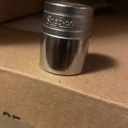 Snap-on TW281 7/8" 1/2" Drive 6-Point Shallow Chrome Socket USA