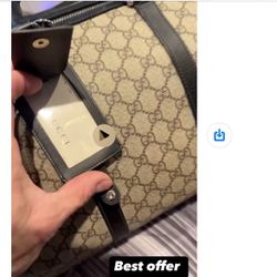 Gucci Duffel Bag Mid Condition 