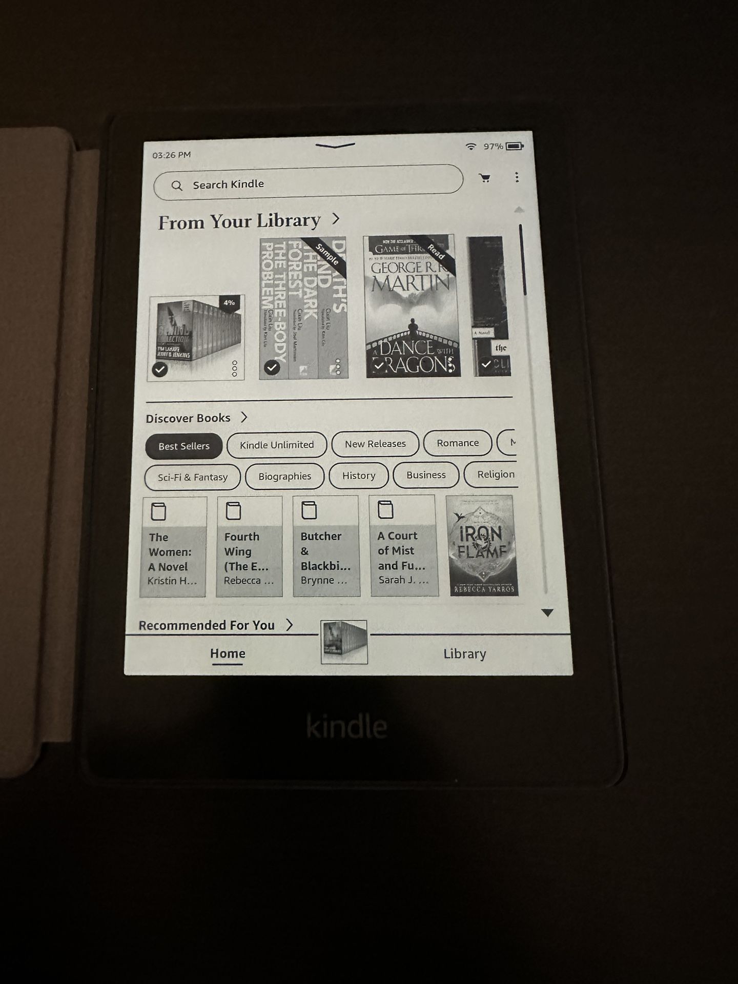 Kindle Paperwhite Signature Edition