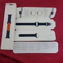 Apple Watch Sport Band Deep Navy Blue 44mm For Apple Watches 