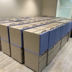 Herman Miller Rolling Files Cabinets 