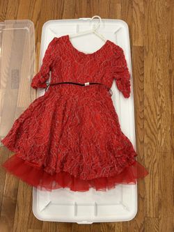 Girls 6 X Kids Works Red 