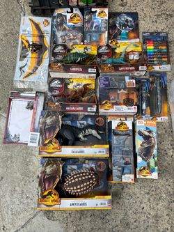 Lot of Jurassic World Dominion Toys