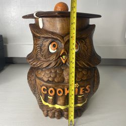 Vintage Owl Cookie Jar