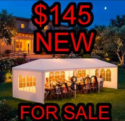 10'x30' Party Tent, Outdoor Wedding Canopy Tent with  Removable Sidewalls, Waterproof Heavy Duty Gazebo Shelter for Parties BBQ Events Garden Backyard