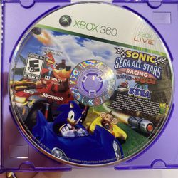 Sonic & Sega All-Stars Racing With Banjo-Kazooie Xbox 360 CIB Tested DISC ONLY