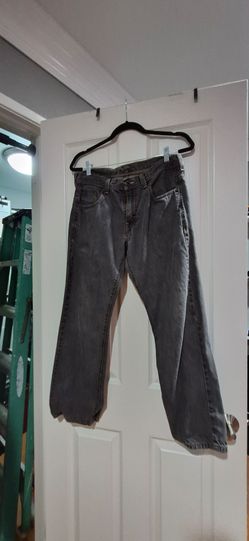 Levi's 569 Grey Loose Straight Jeans Size 30x30