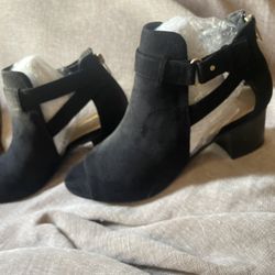 Black Peep toe Bootie Brand New