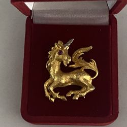 Gold Unicorn Charm/Pendant