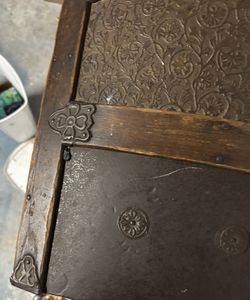 Antique steamer trunk