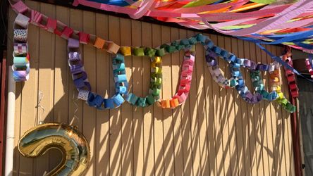 Handmade Colorful Paper Chain