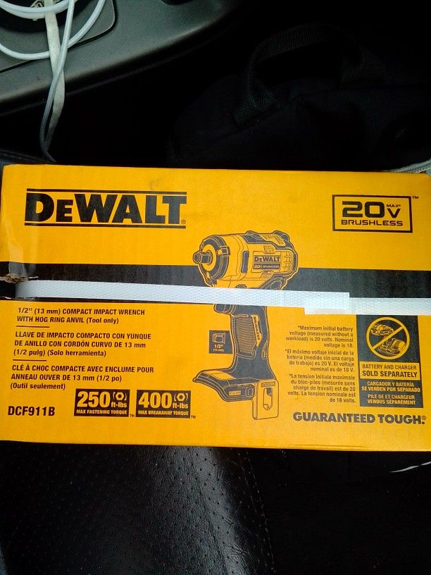 DeWalt 20v 1/2inch Impact