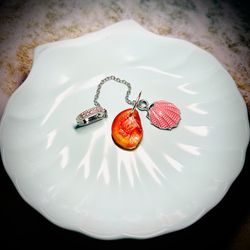 Sea glass bikini decoration charm