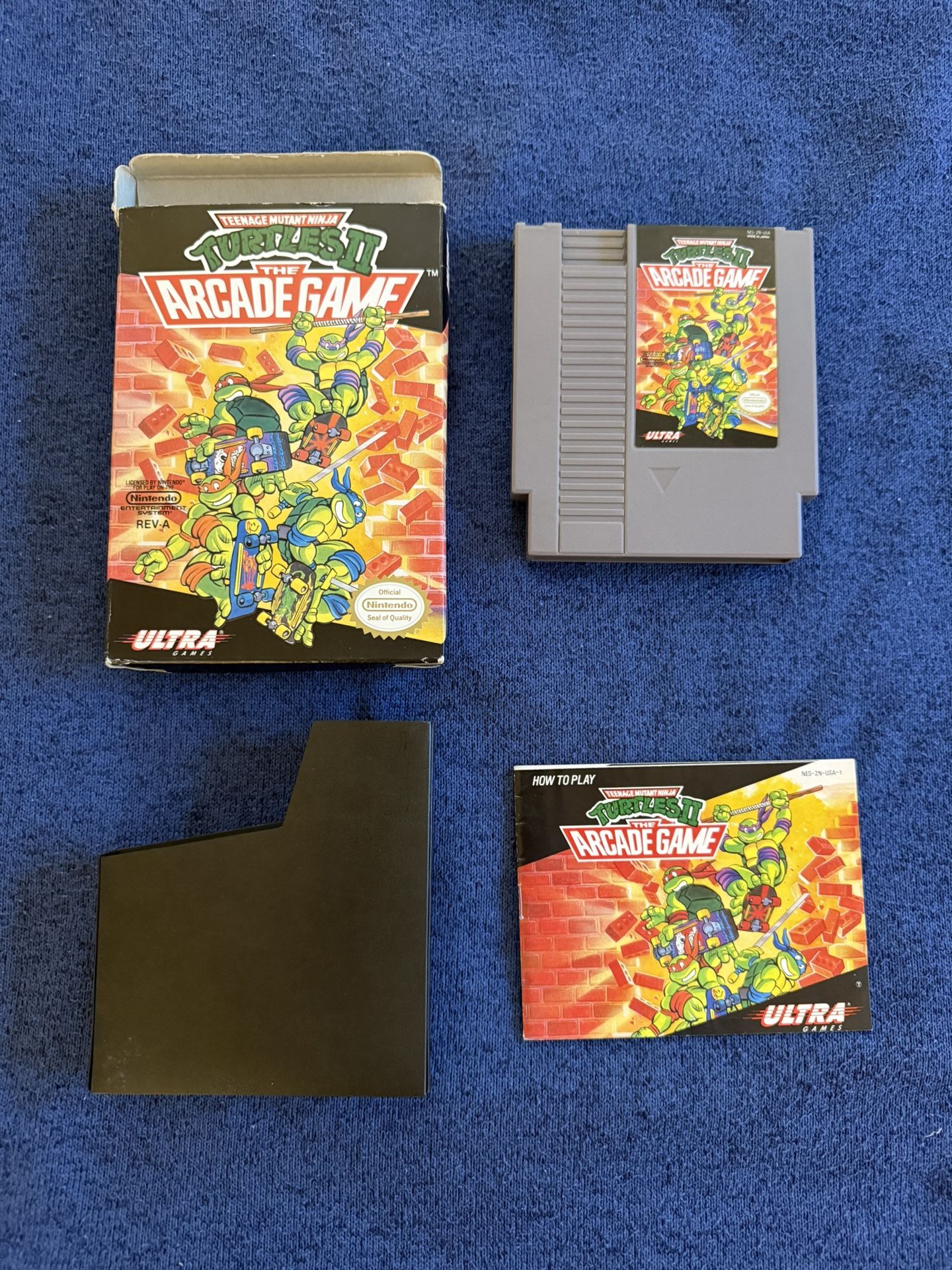 Teenage Mutant Ninja Turtles II The Arcade Game NES