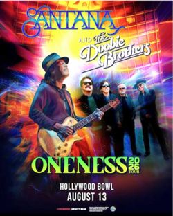 Santana and Doobie Brothers Hollywood Bowl