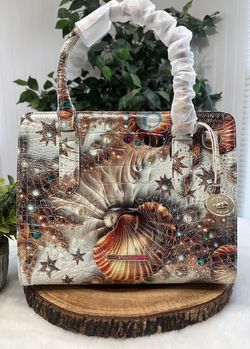 Brahmin Sea Jewel Satchel Bnwt