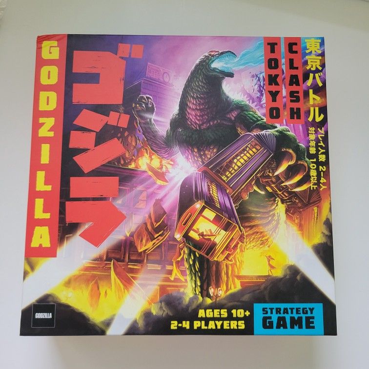 Funko Games: Godzilla Tokyo Clash Strategy Multicolored Board Game New Sealed