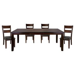 75547 5PCS DINETTE SET - TABLE & 4 CHAIRS