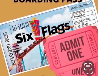 Six Flags Single Day Admission Tickets