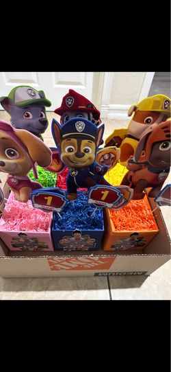 Paw patrol centerpieces