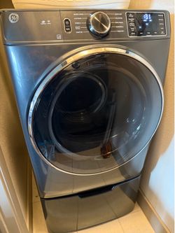 GE 5.0 cu.ft. Smart Front load Washer & Dryer Set