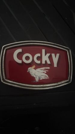COCKY belt buckle vintage (classic hardware) from tv show bones