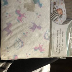 Flannel Fitted Crib Sheet