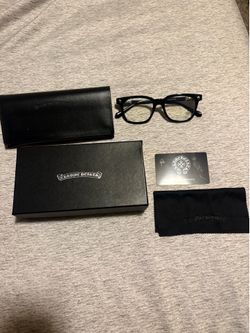 Chrome heart glasses