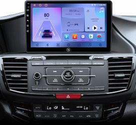 Car Radio Stereo Honda Accord 2013-2017, Wireless CarPlay Android Auto, Bluetooth, GPS, 10 Inch Touch Screen Head Units, FM, Backup Camera