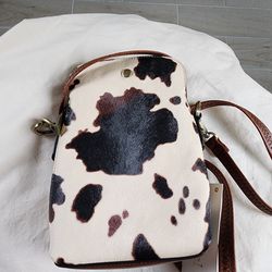 Cowprint Cellphone Bag