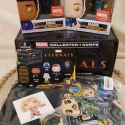 NEW MARVELS ETERNALS BOX Comes With Everthing In Picture