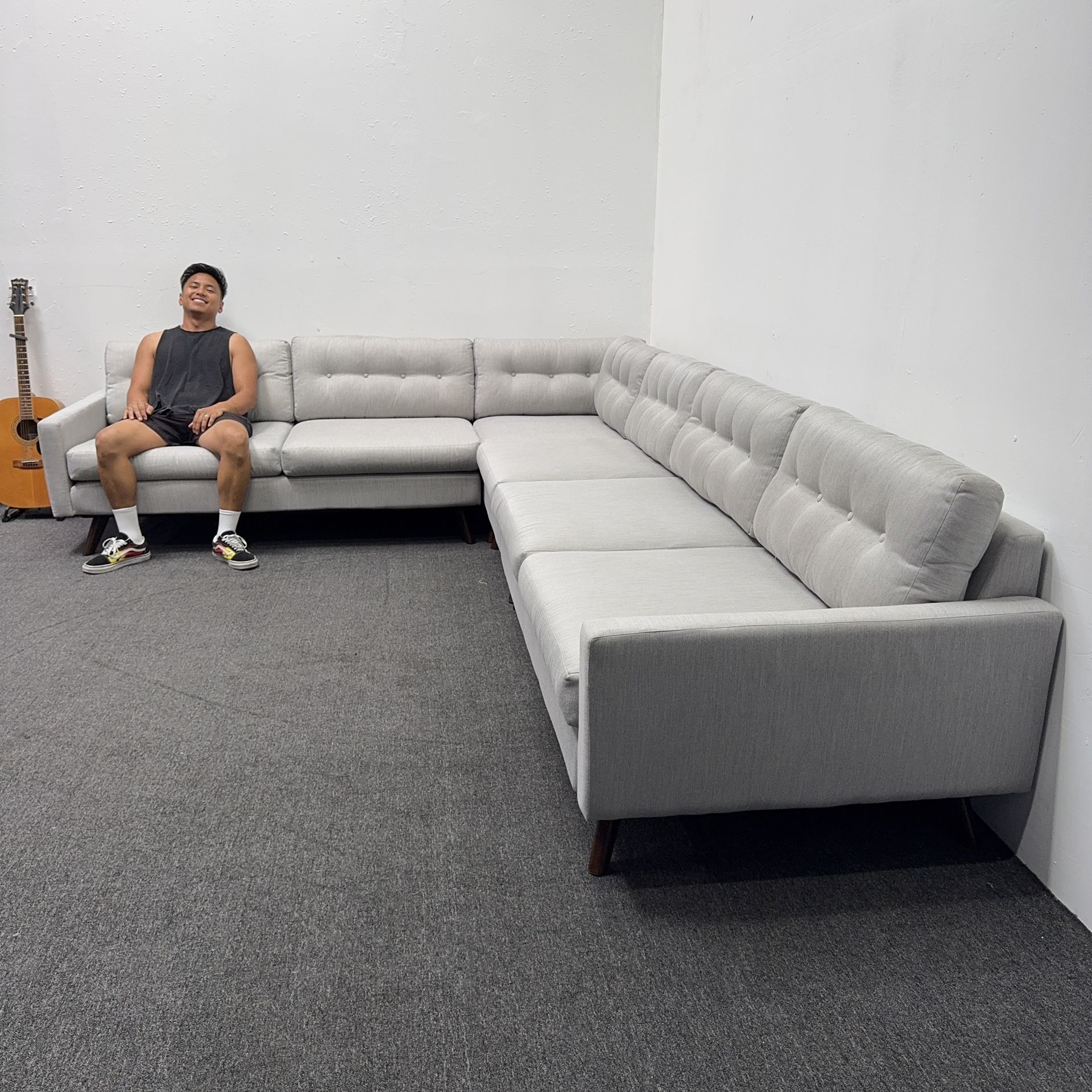 75% OFF: Joybird Hopson L-Sectional Couch (4 piece) - Reversible - $4k Retail - Can Deliver