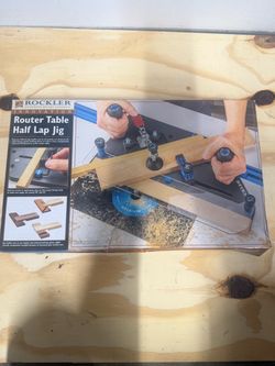 Rockler Router Table Half Lap Jig 57578 – New/Open Box