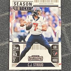 Houston Texans CJ Stroud Card