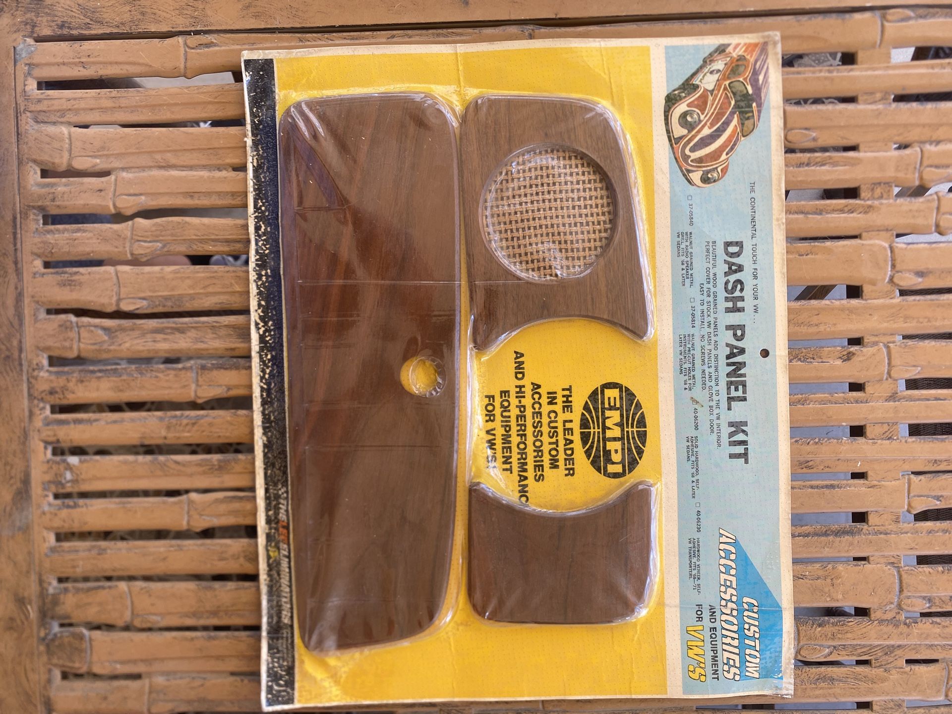vw Original NOS Empi Wood Dash Grills