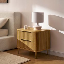 Casterly Harper Nightstands X2 In Natural Wood