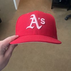 Athletics Hat Pink And Red 