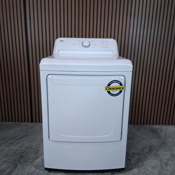 LG 7.3 cu. ft. Ultra Large Capacity Rear Control Electric Energy Star Dryer with Sensor Dry (DLE6100W-D-W237)
