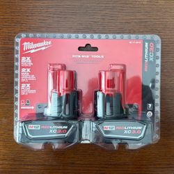 Milwaukee M12 XC 3.0 Pack Of Battery