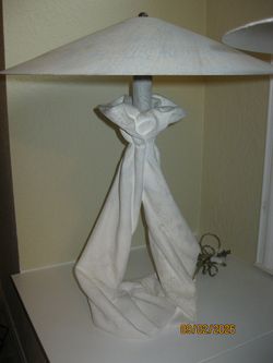 Pair of Art Sculpture Table Lamps