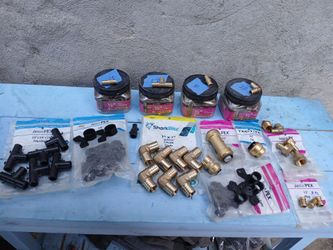 LOT OF MATERIALS FOR PEX INSTALLATION