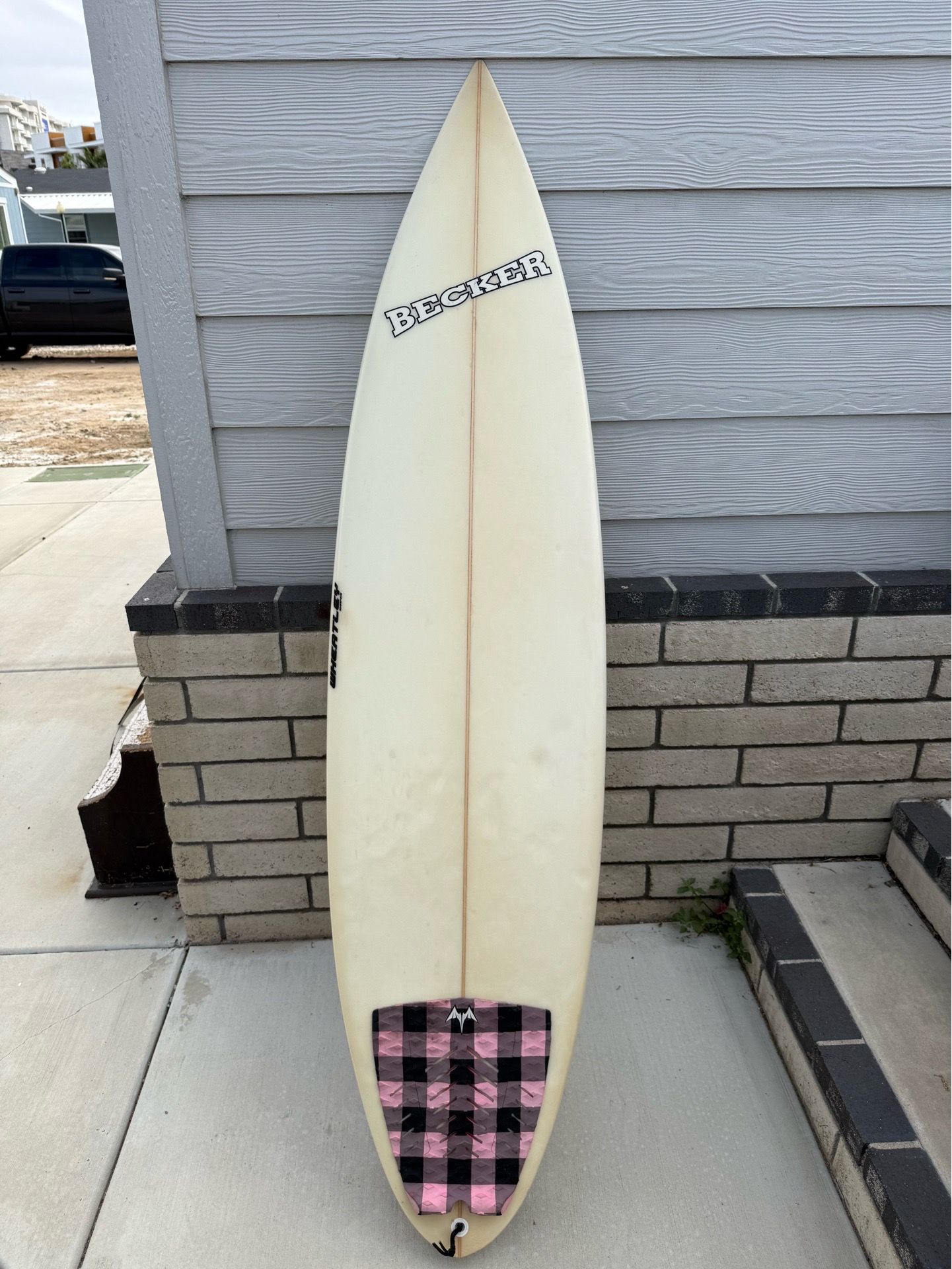 Becker Hornet surfboard 6’6” x 19 1/4” x 2 1/4” Wheatley Shapes.