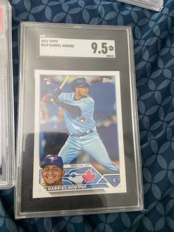 Gabriel Moreno blue jays 9.5 graded rookie card