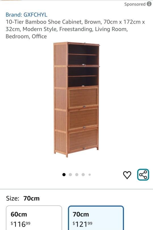10 Tier Shoe cabinet or storage cabinet